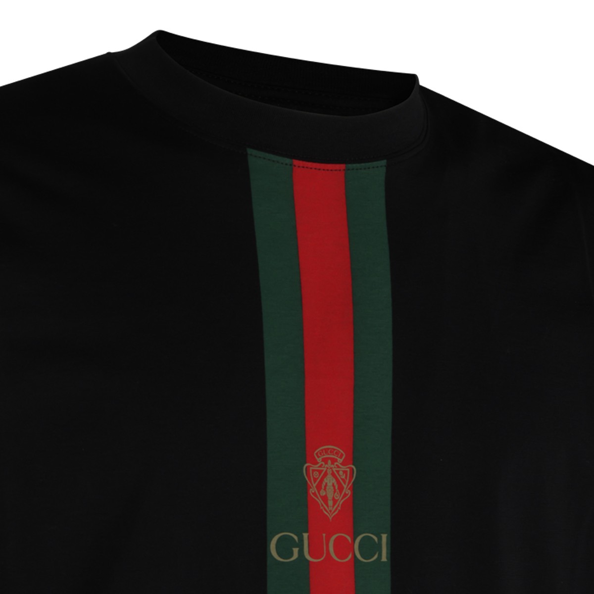 BLACK COTTON T-SHIRT
