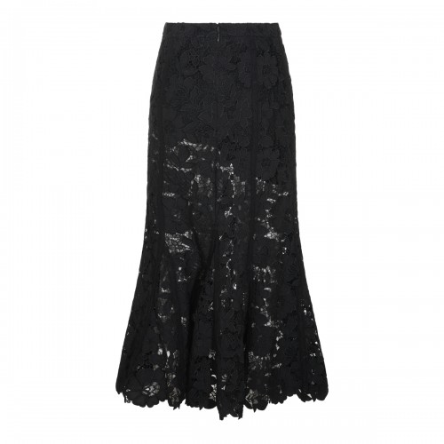 BLACK LACE LONG SKIRT 2