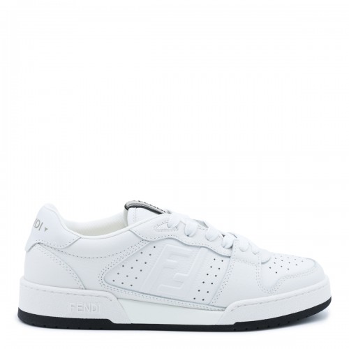WHITE LEATHER SNEAKERS