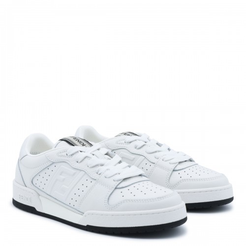 WHITE LEATHER SNEAKERS