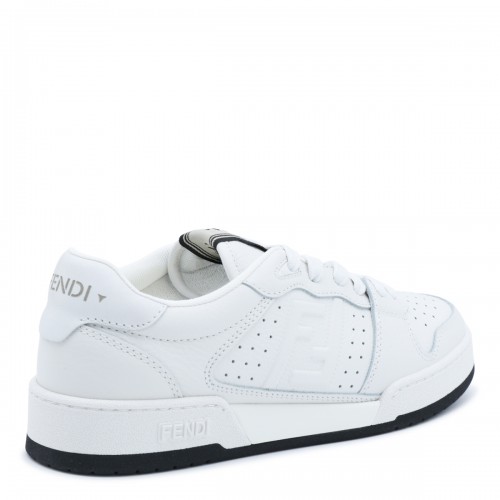 WHITE LEATHER SNEAKERS