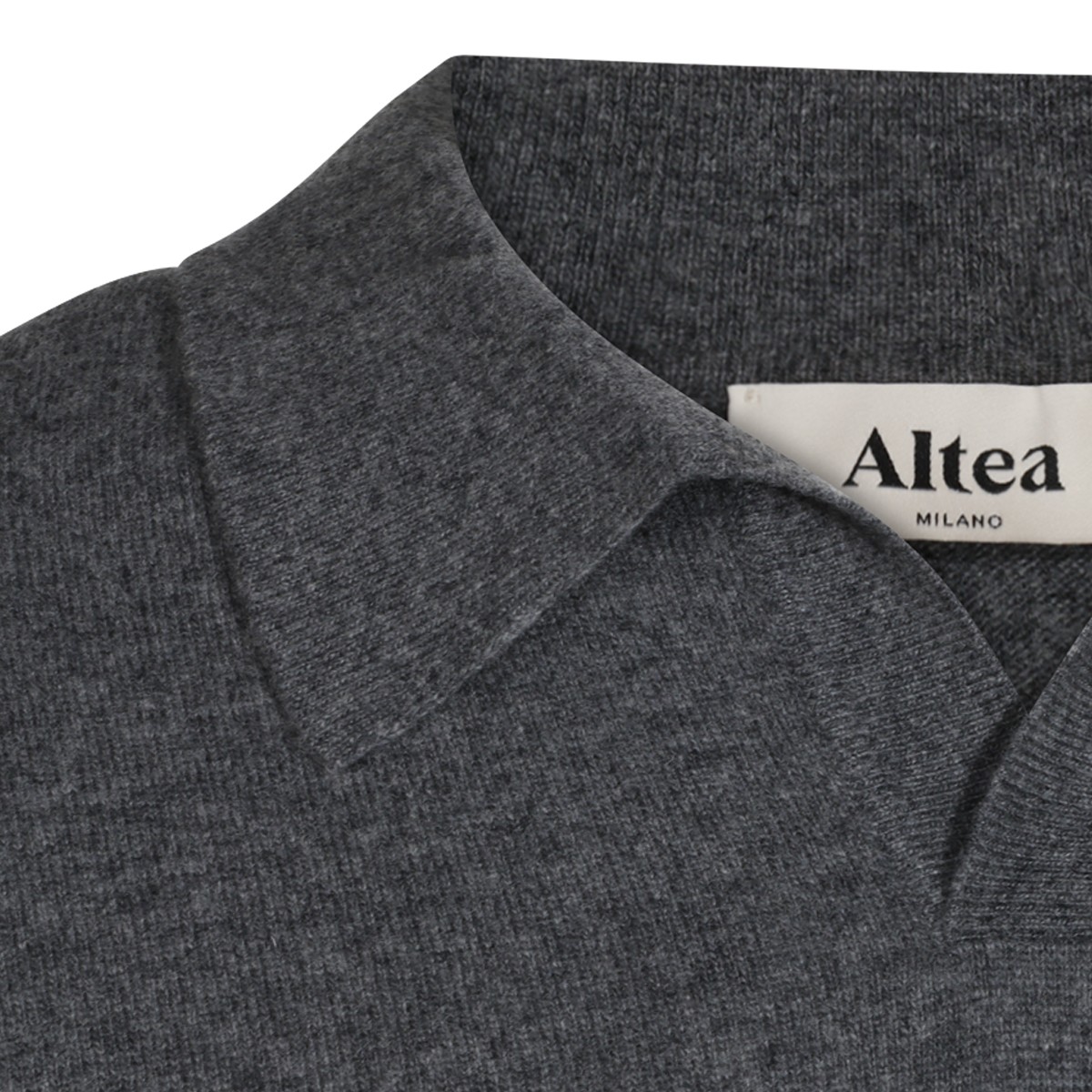 MID GREY VIRGIN WOOL SWEATER