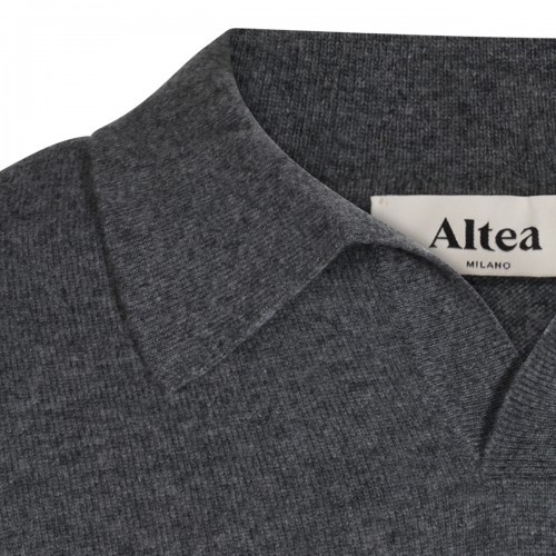 MID GREY VIRGIN WOOL SWEATER