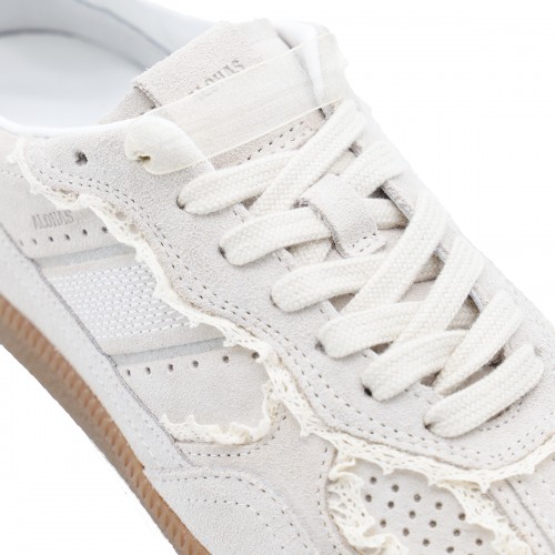 CREAM LEATHER TB 490 CROCHET SNEAKERS