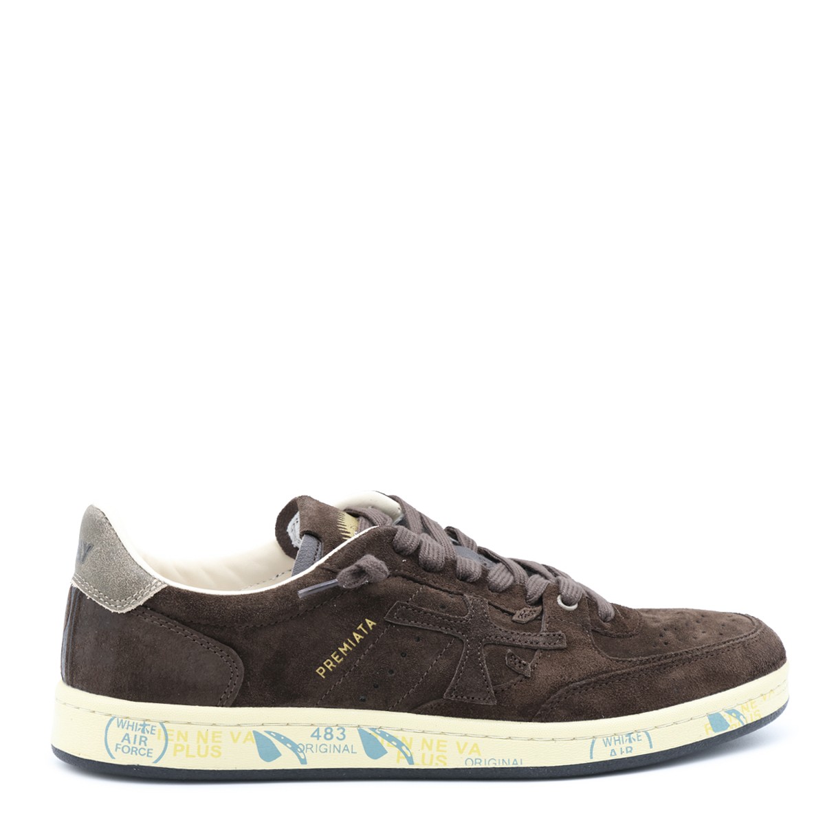 BROWN SUEDE CLAY SNEAKERS