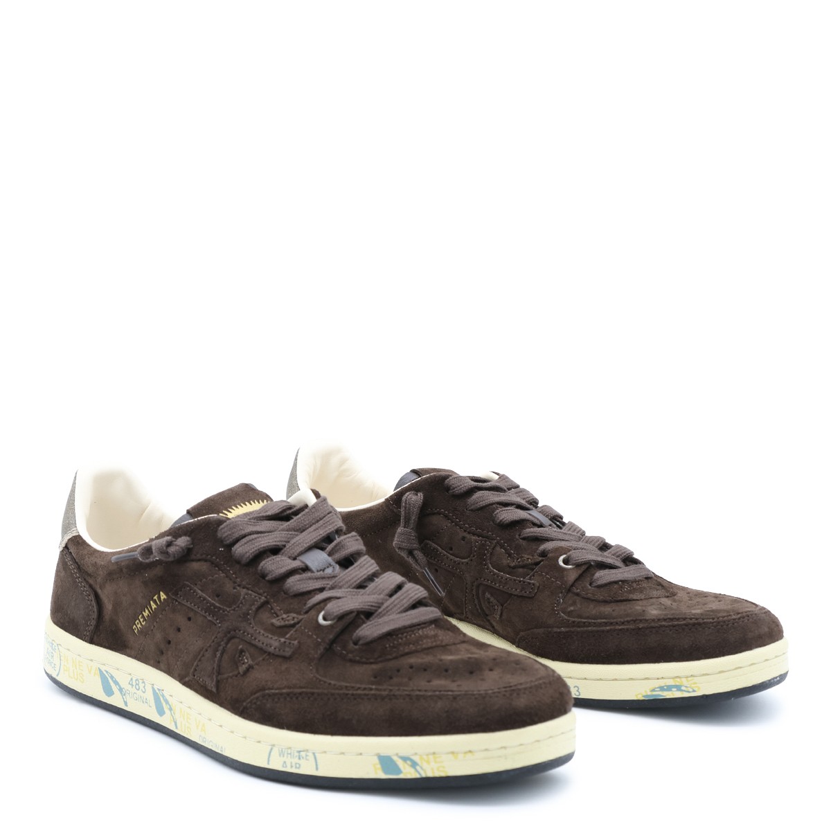 BROWN SUEDE CLAY SNEAKERS