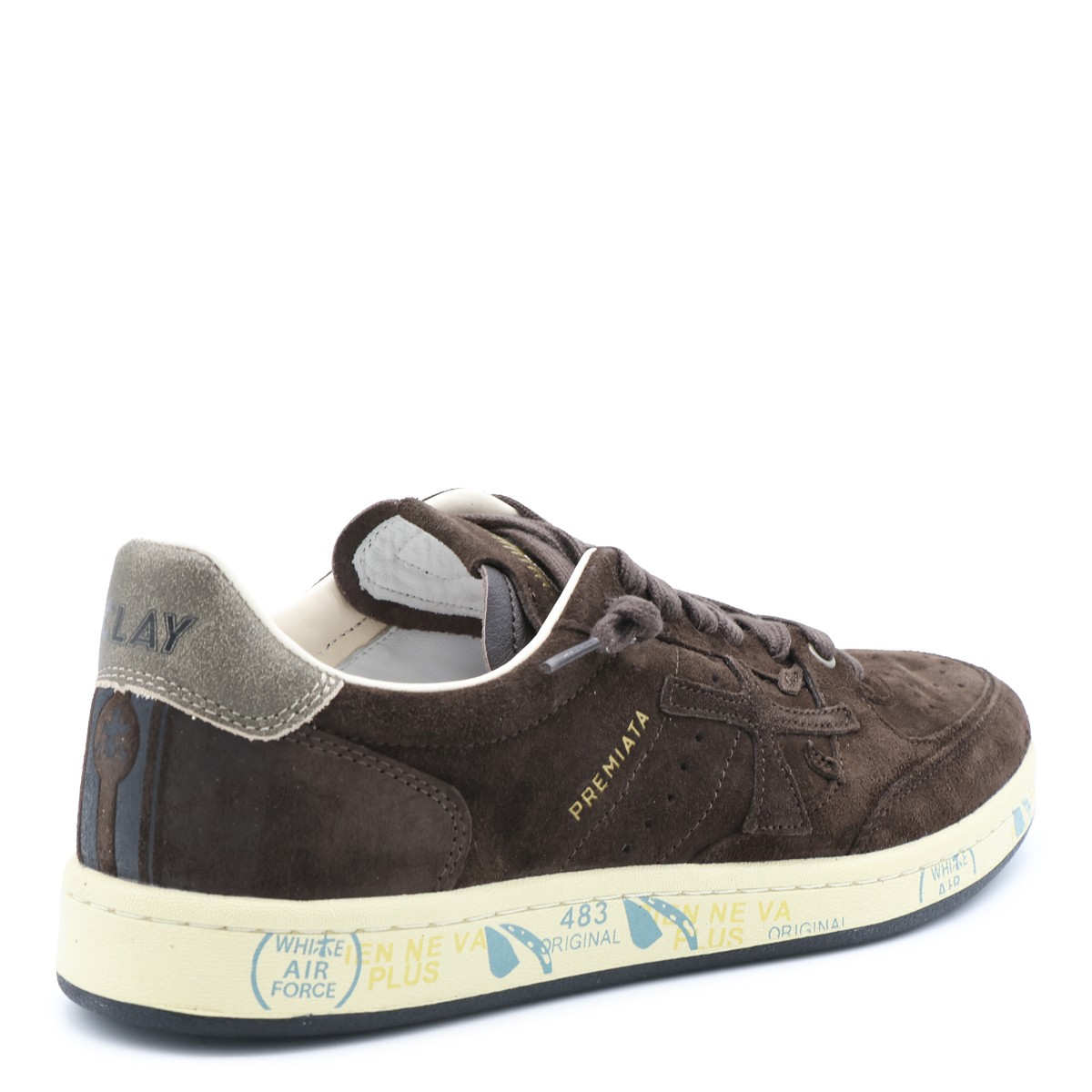 BROWN SUEDE CLAY SNEAKERS
