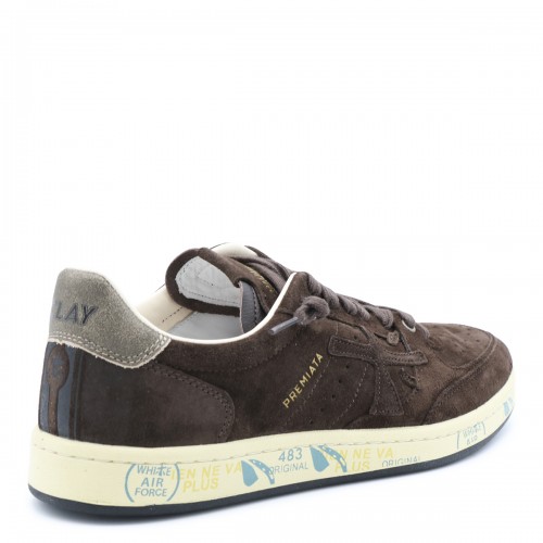 BROWN SUEDE CLAY SNEAKERS