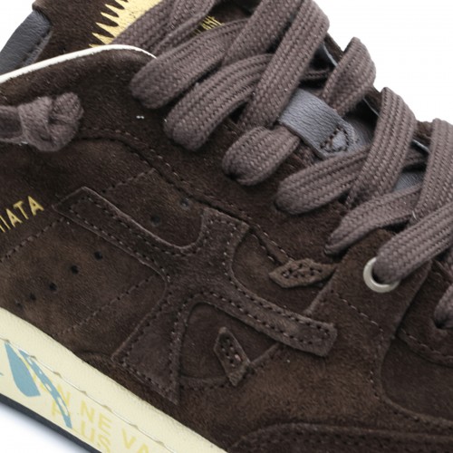 BROWN SUEDE CLAY SNEAKERS