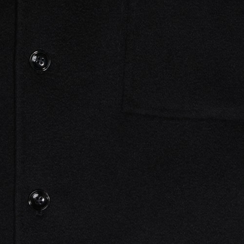 BLACK WOOL SHIRT