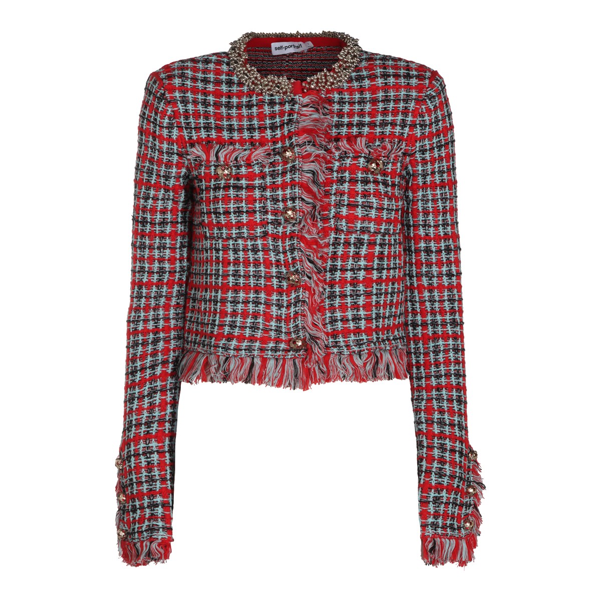 RED TWEED JACKET