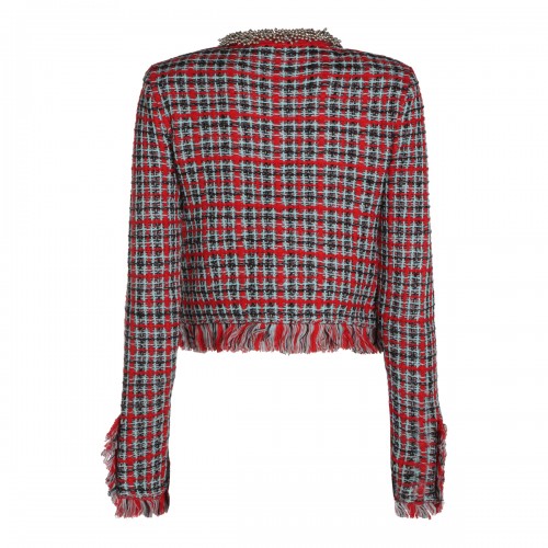 RED TWEED JACKET 2