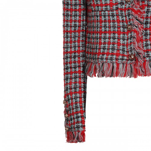 RED TWEED JACKET