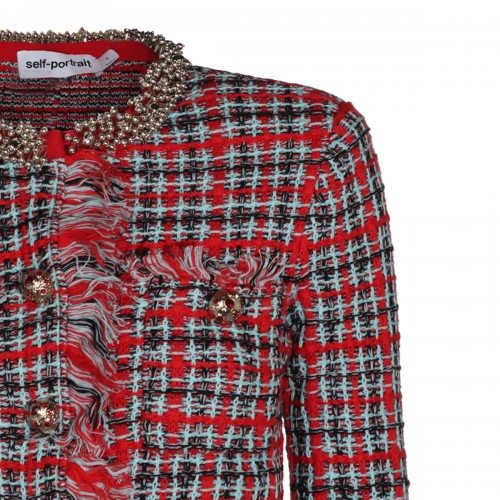 RED TWEED JACKET