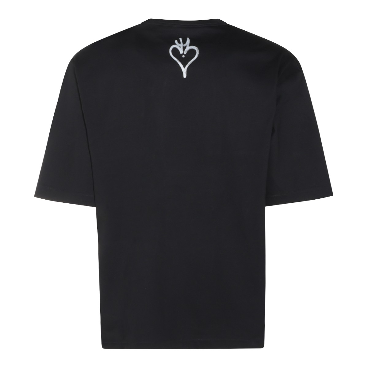 BLACK COTTON T-SHIRT