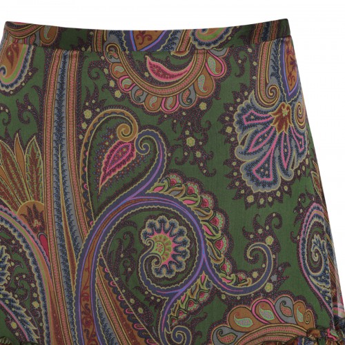 MULTICOLOR PAISLEY LONG SKIRT