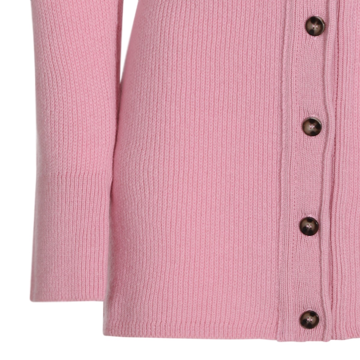 DUSTY PINK VIRGIN WOOL CARDIGAN