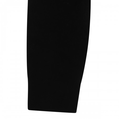 BLACK WOOL BRANDED SWEATER