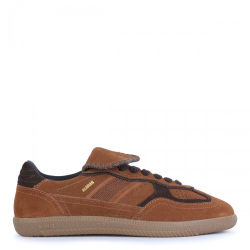 BROWN LEATHER SNEAKERS