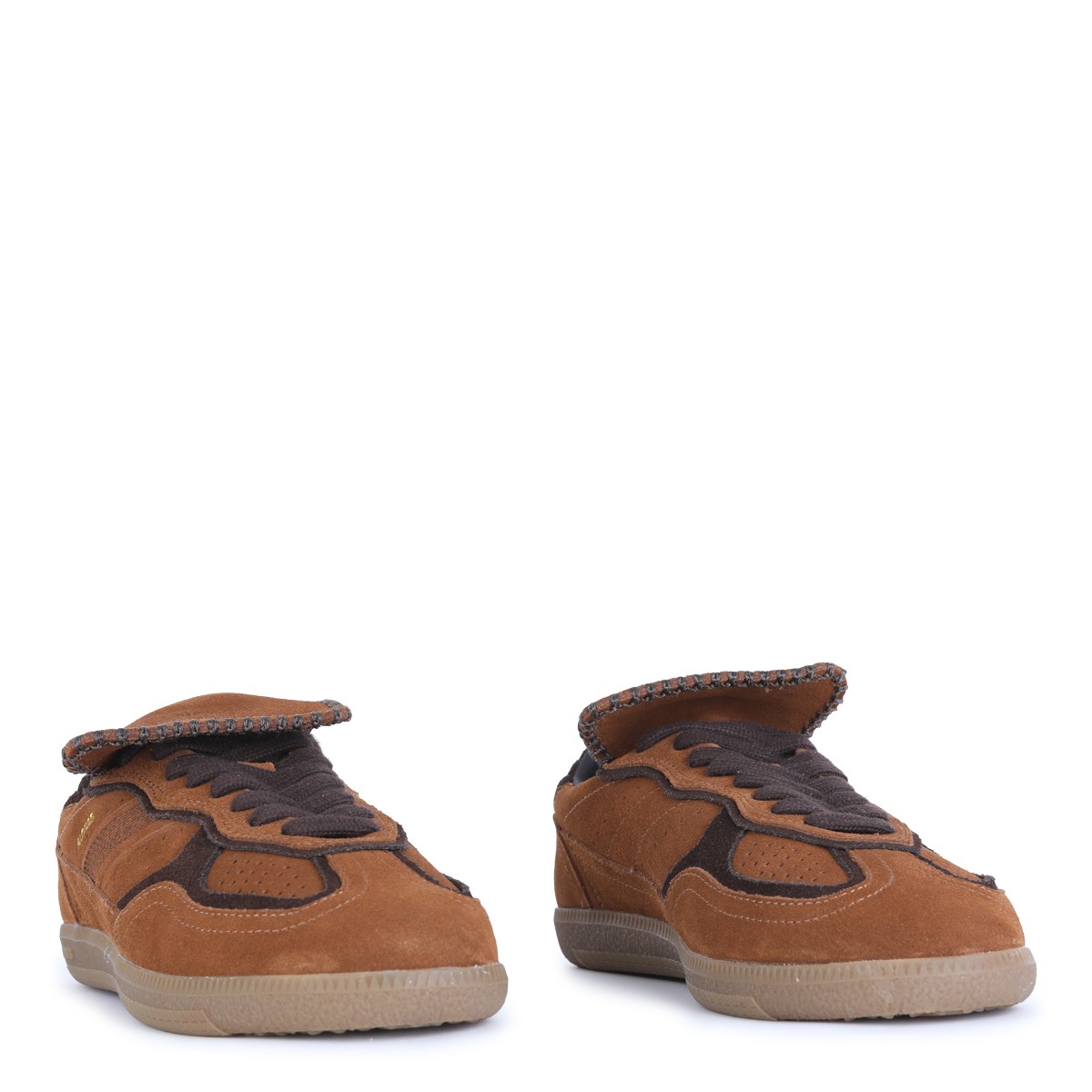 BROWN LEATHER SNEAKERS