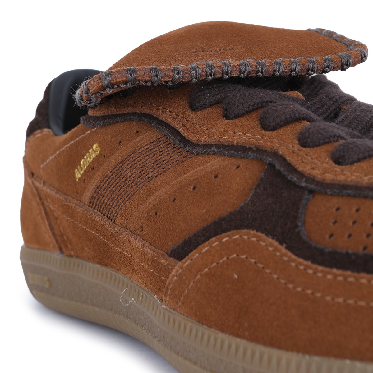 BROWN LEATHER SNEAKERS