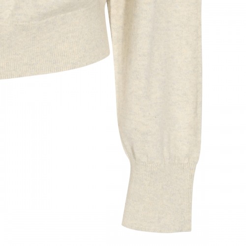 LIGHT GREY COTTON MARISANS SWEATER