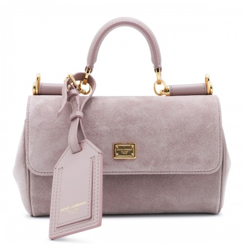 ANTIQUE PINK SUEDE MINI...