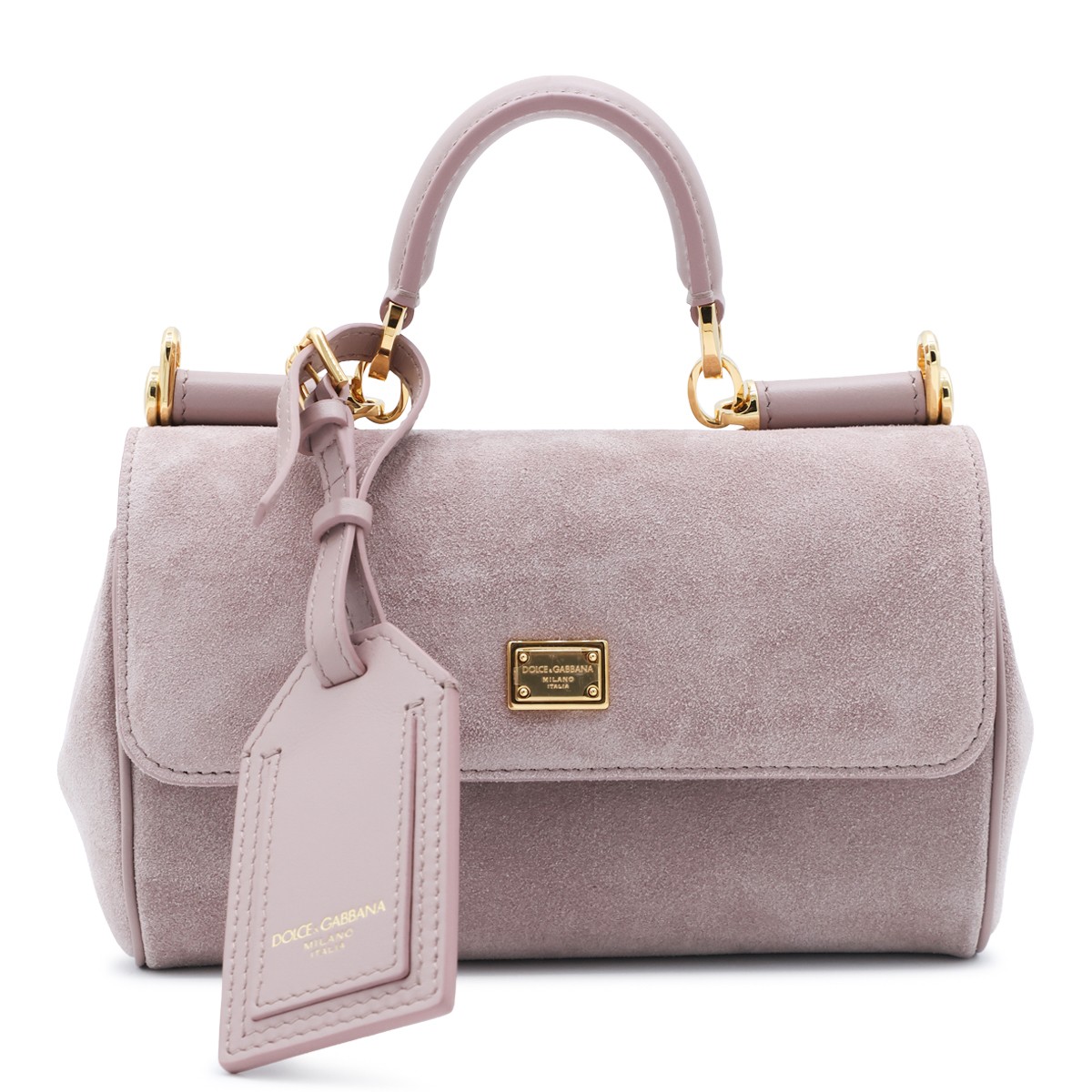 ANTIQUE PINK SUEDE MINI SICILY TOP...