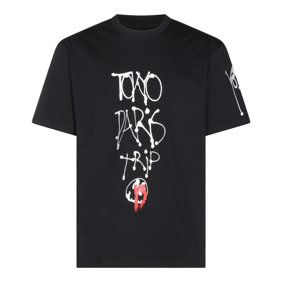 BLACK COTTON T-SHIRT