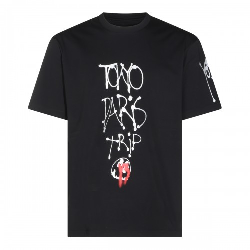 BLACK COTTON T-SHIRT