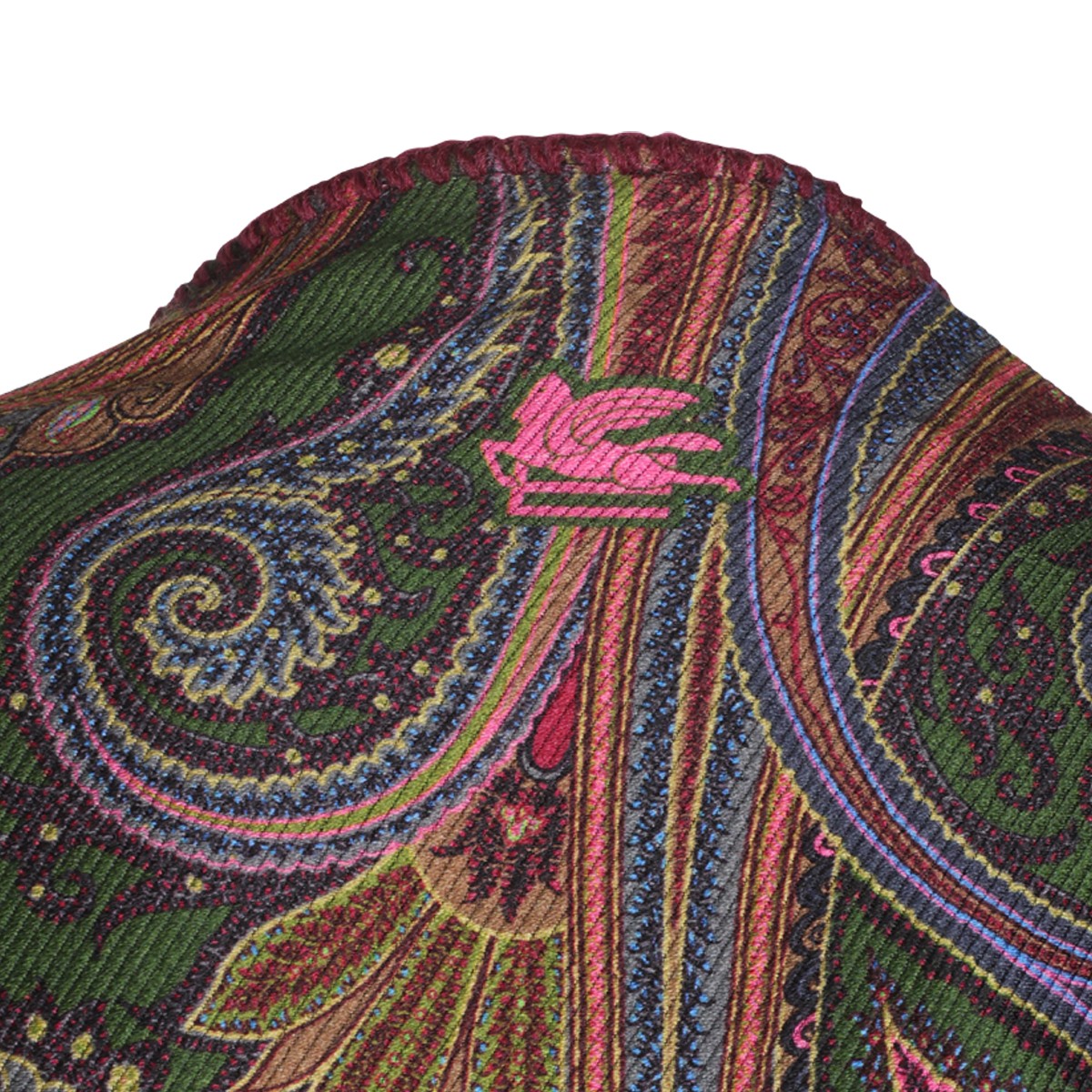 MULTICOLOR WOOL PAISLEY CAPE