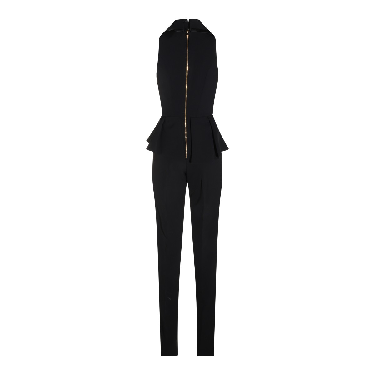 BLACK STRETCH JUMPSUIT