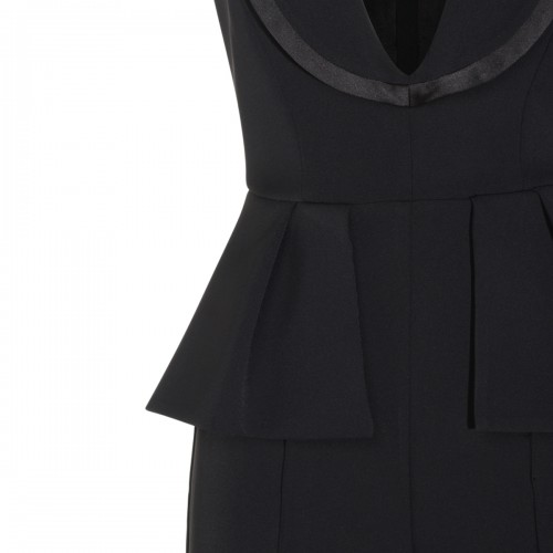 BLACK STRETCH JUMPSUIT