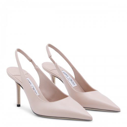 BEIGE LEATHER PUMPS 2