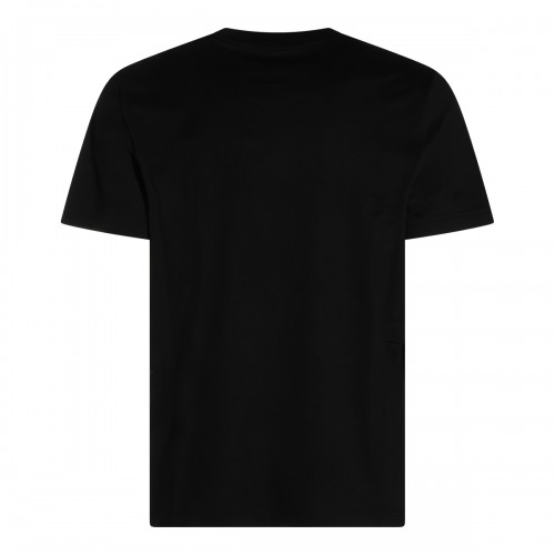 BLACK COTTON BRANDED T-SHIRT 2
