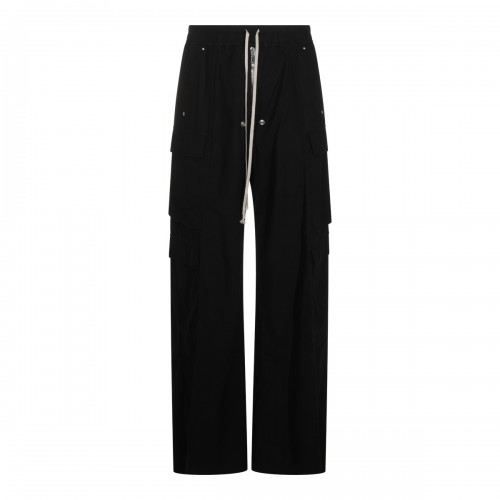 BLACK COTTON DOUBLE CARGO...