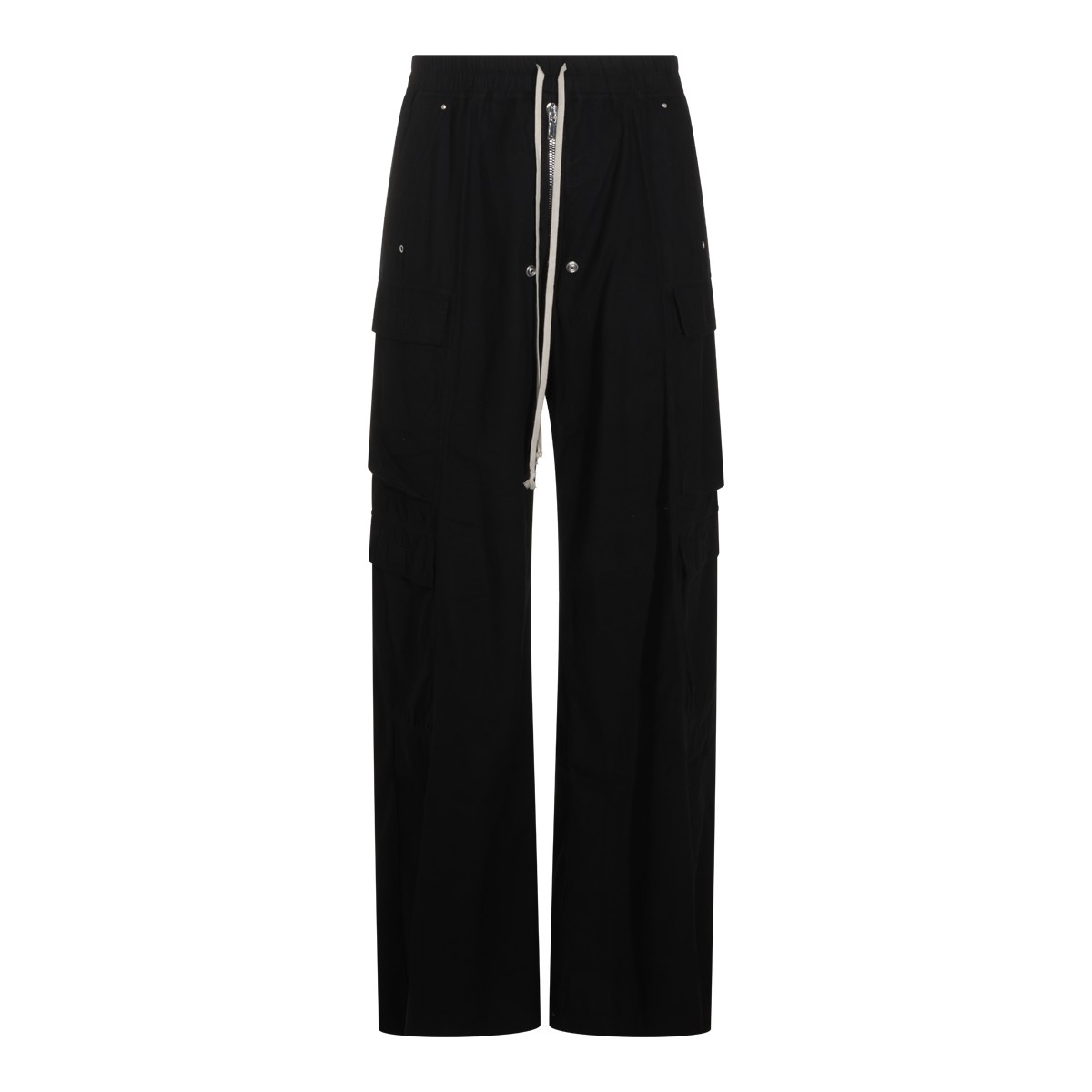 BLACK COTTON DOUBLE CARGO JUMBO BELAS...