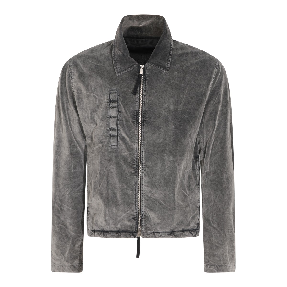 USED GREY COTTON CASUAL JACKET