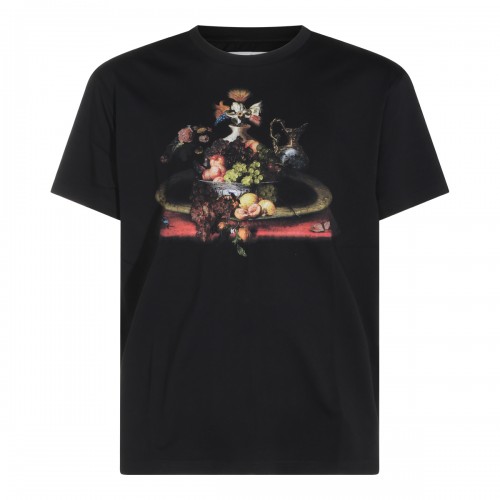 BLACK COTTON T-SHIRT