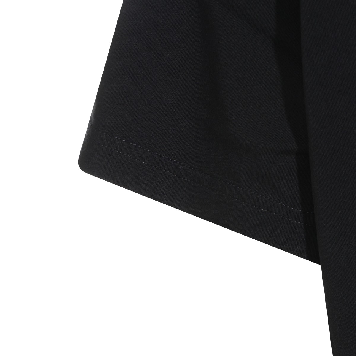BLACK COTTON T-SHIRT