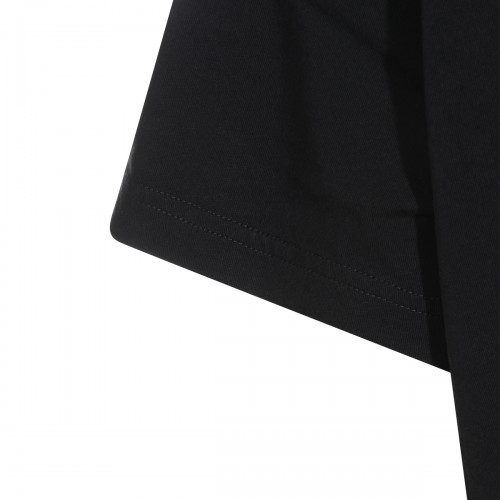 BLACK COTTON T-SHIRT