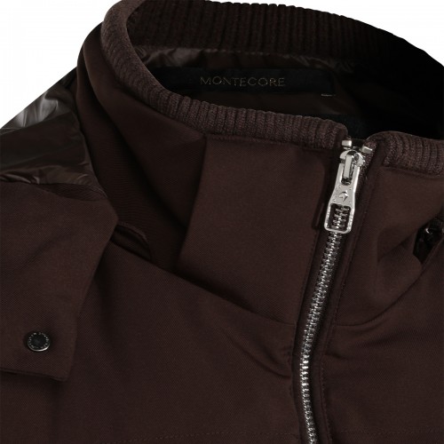 COFFEE VEST DOWN JACKET