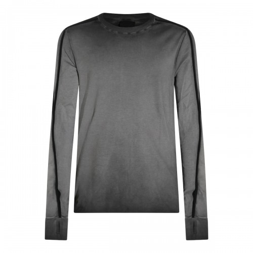 COLD GREY COTTON STRETCH T-SHIRT