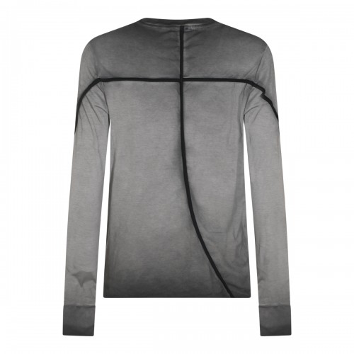 COLD GREY COTTON STRETCH T-SHIRT