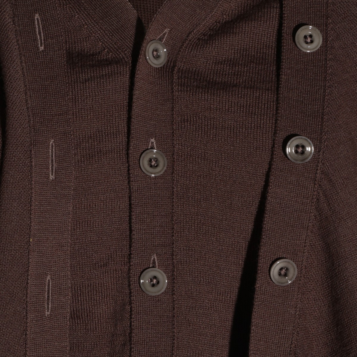 SHITAKE WOOL BLEND TROMPE L'OEIL...