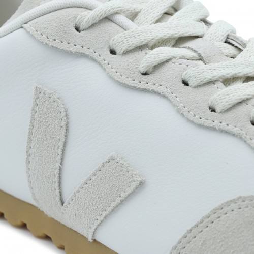 WHITE AND NATURAL GT SNEAKERS