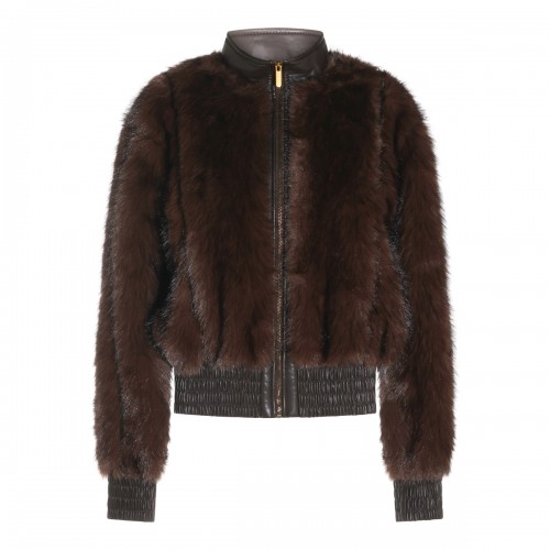 BROWN FUR JACKET
