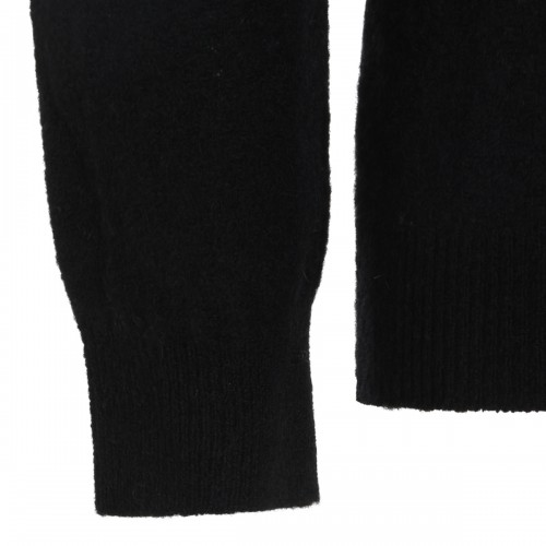 BLACK WOOL KNITWEAR