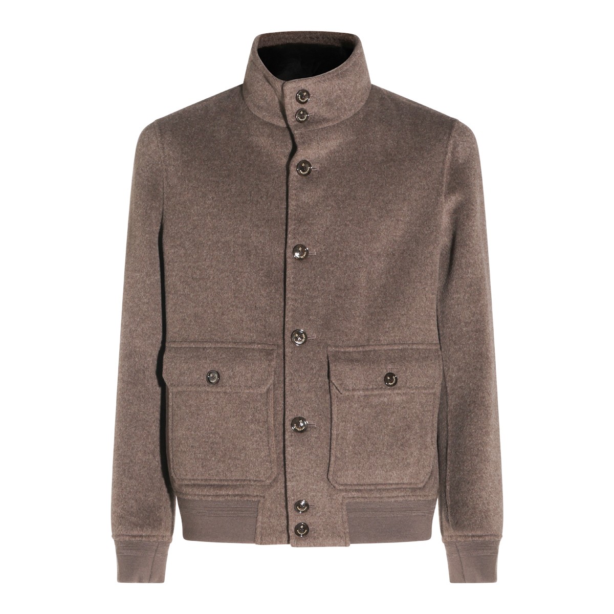 TAUPE SUEDE CASUAL JACKET