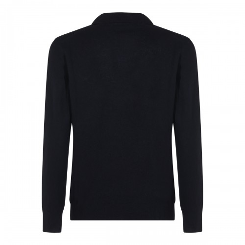 NAVY WOOL KNITWEAR